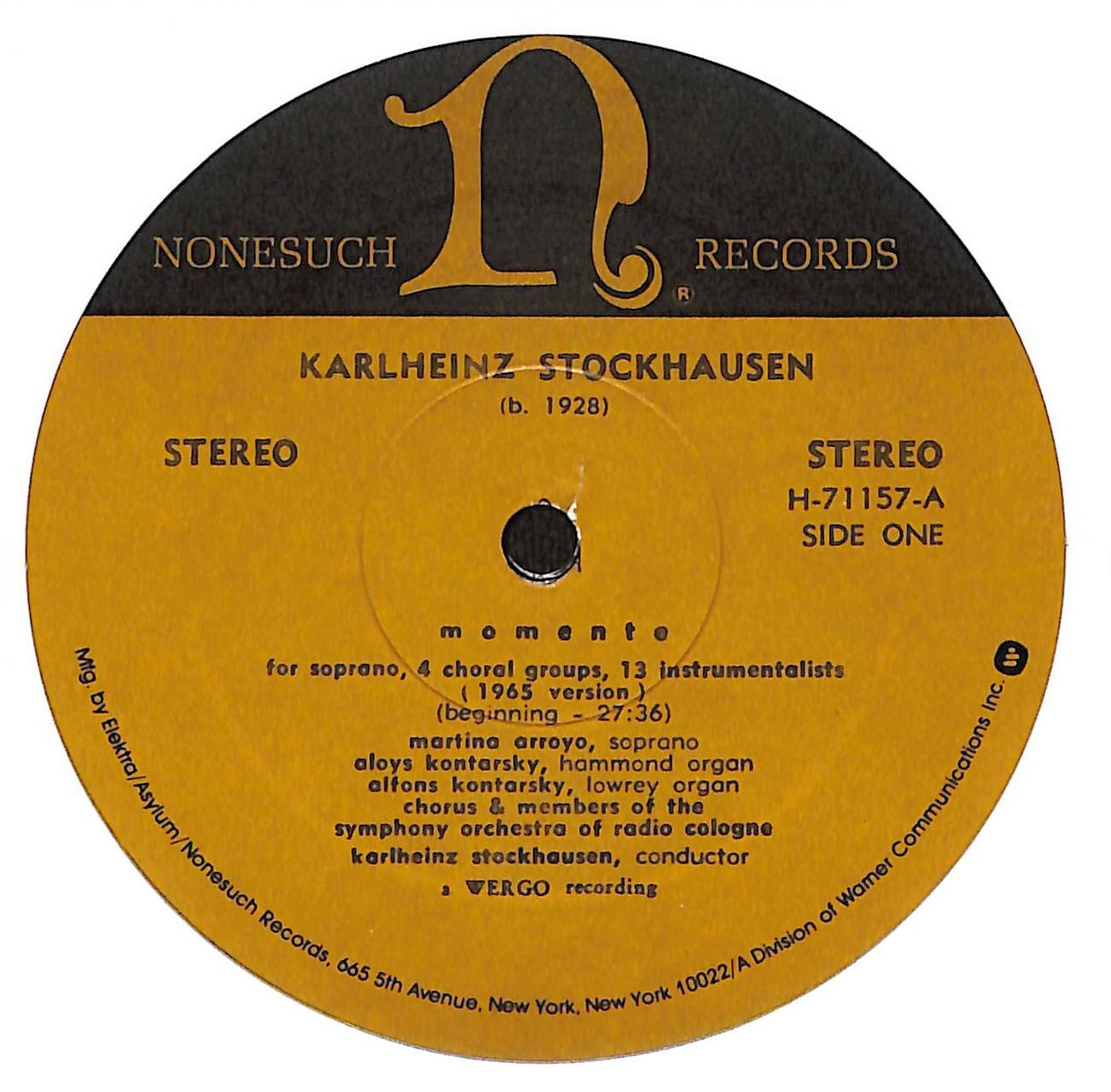 Momente (1965 Version)