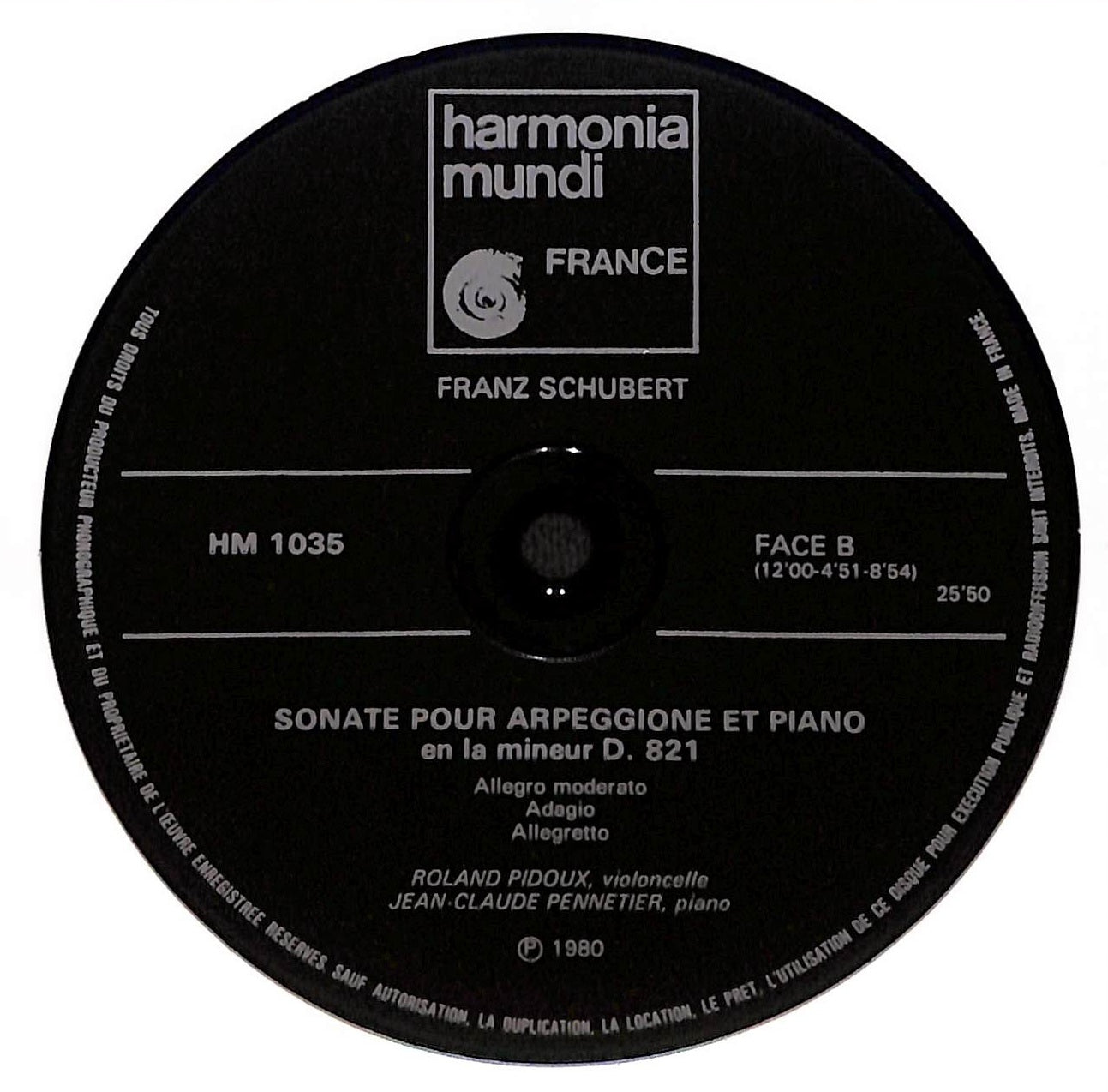 Sonate Pour Arpeggione & Piano En La Mineur / Trio À Cordes En Si Bémol Majeur