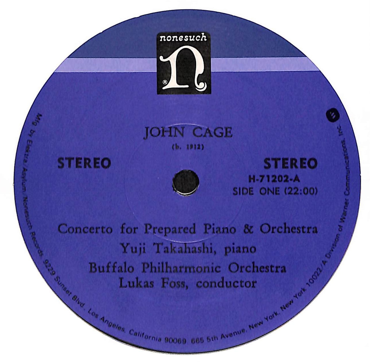 Concerto For Prepared Piano & Orchestra / Baroque Variations