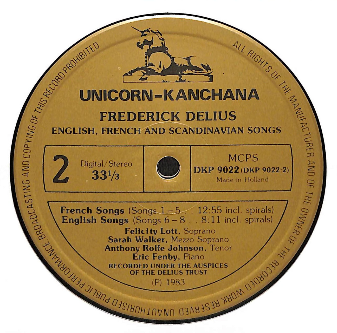 English, French & Scandinavian Songs