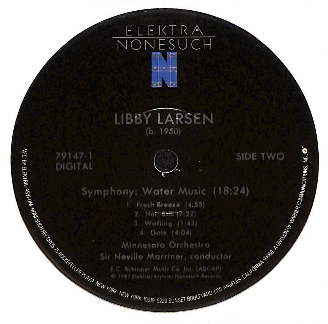 Symphony: Water Music / Symphony In 3 Movements (Soliloquy)