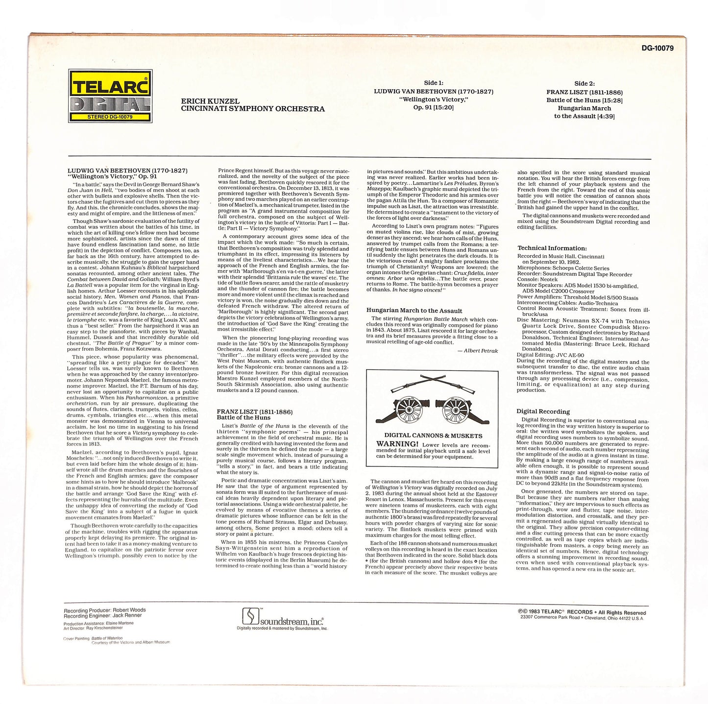 "Wellington's Victory" Op. 91 / Battle Of The Huns / Hungarian March To The Assault