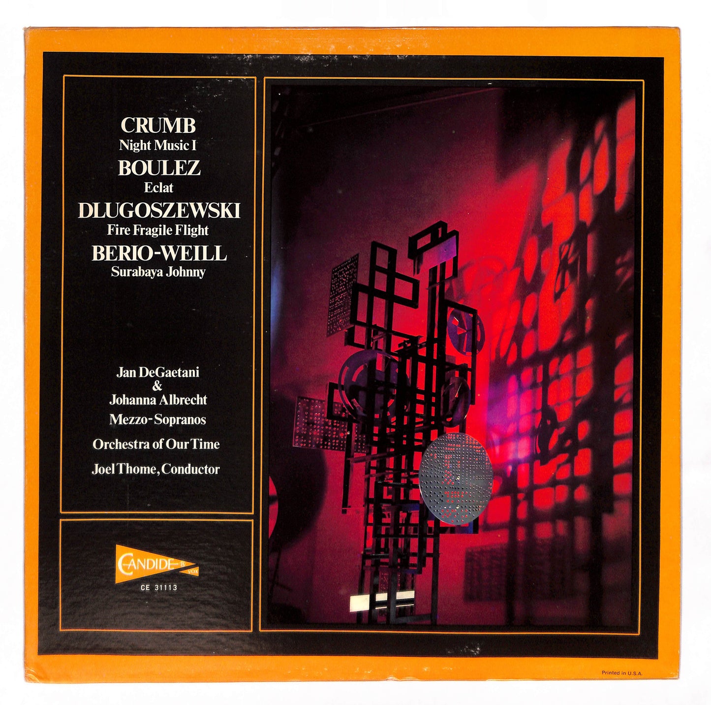 Night Music I / Eclat / Fire Fragile Flight / Surabaya Johnny