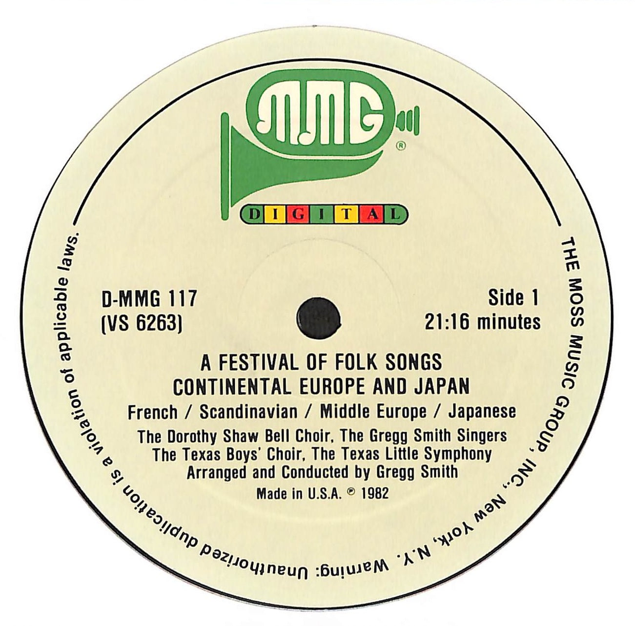 A Festival of Folksongs Vol.1