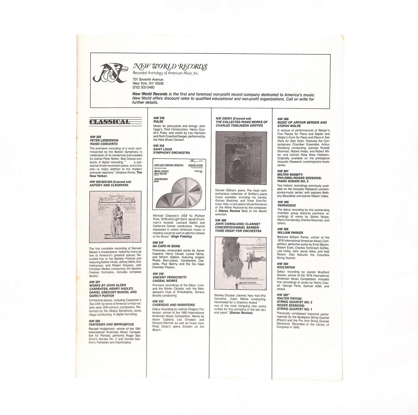 A Haunted Landscape / Three Colloquies For Horn And Orchestra