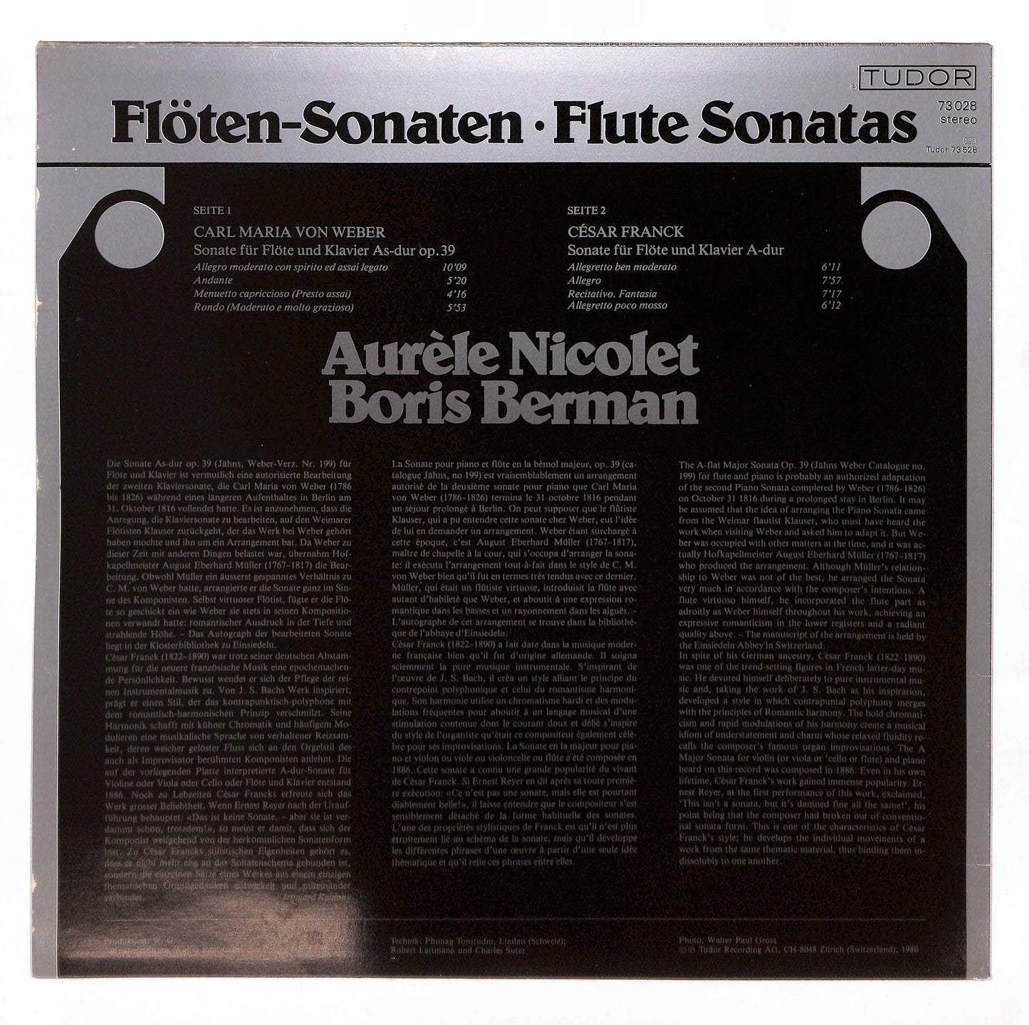 Flöten Sonaten - Flute Sonatas