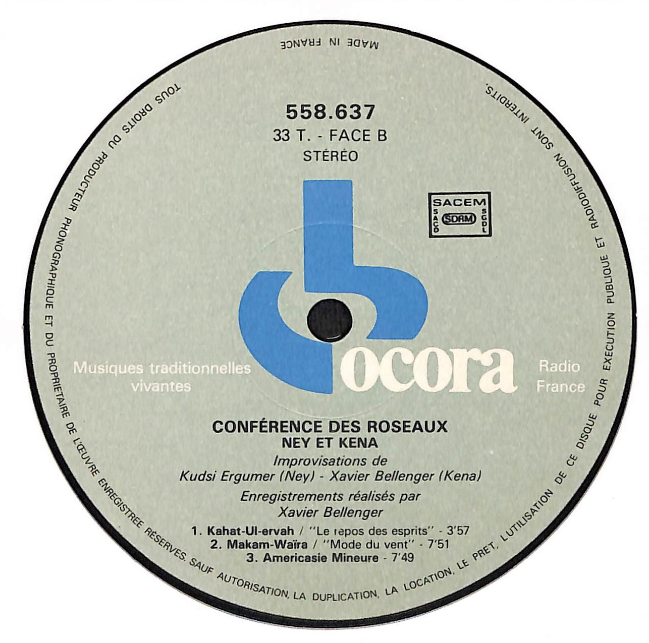 Conférence Des Roseaux (Ney & Kena)