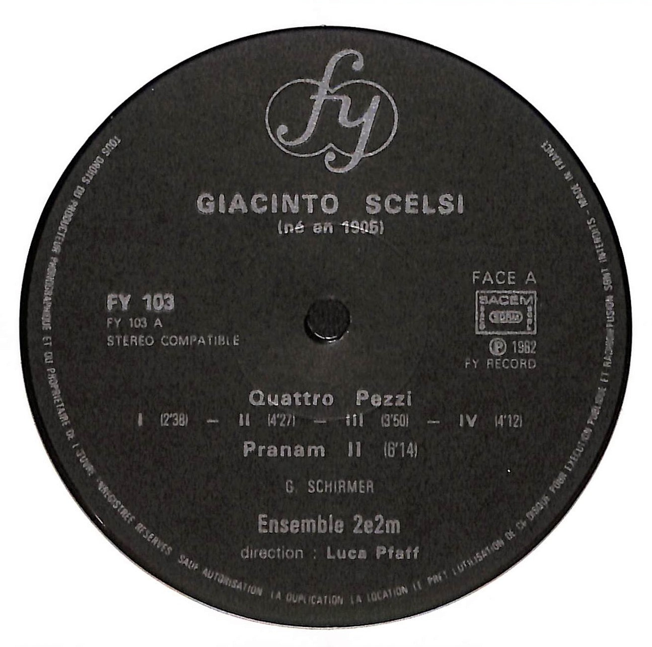 Quattro Pezzi / Pranam II / Okanagon / Kya