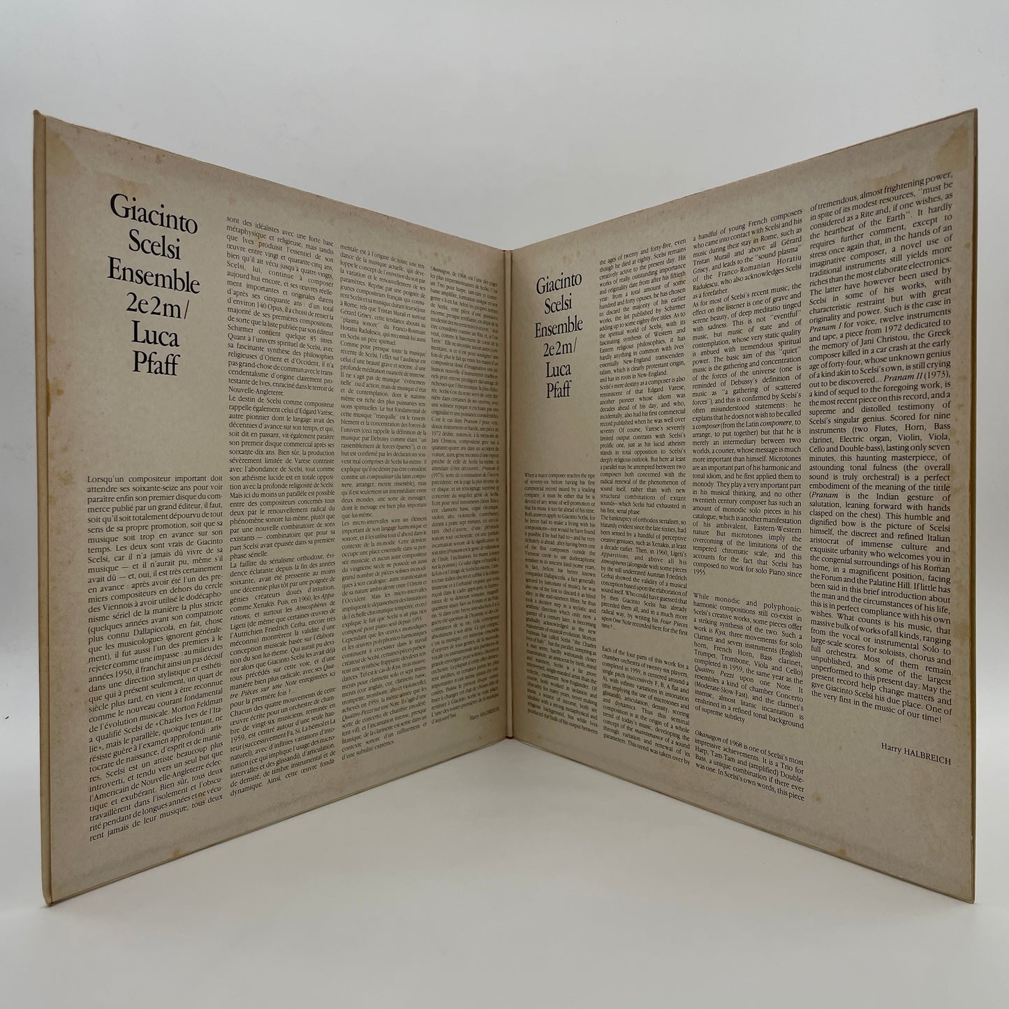 Quattro Pezzi / Pranam II / Okanagon / Kya