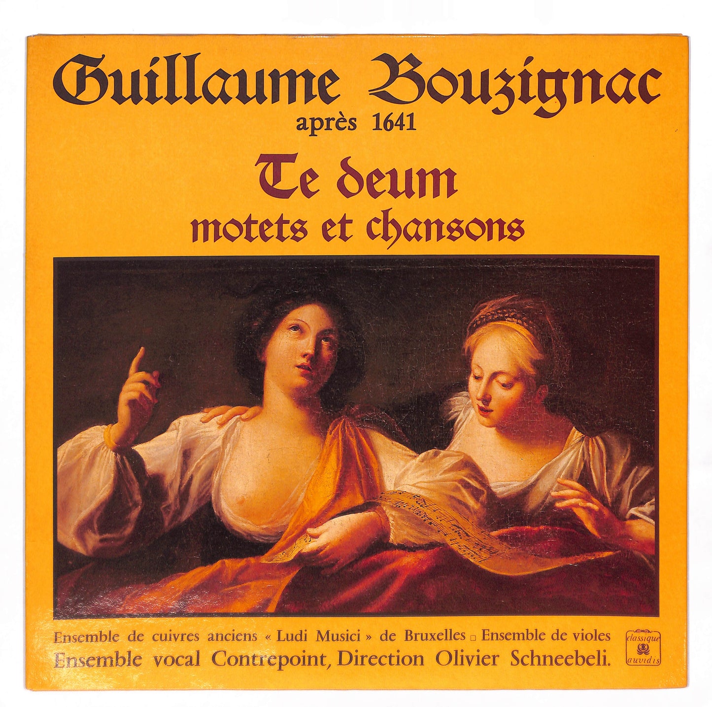 Guillaume Bouzignac Après 1641 - Te Deum - Motets Et Chansons