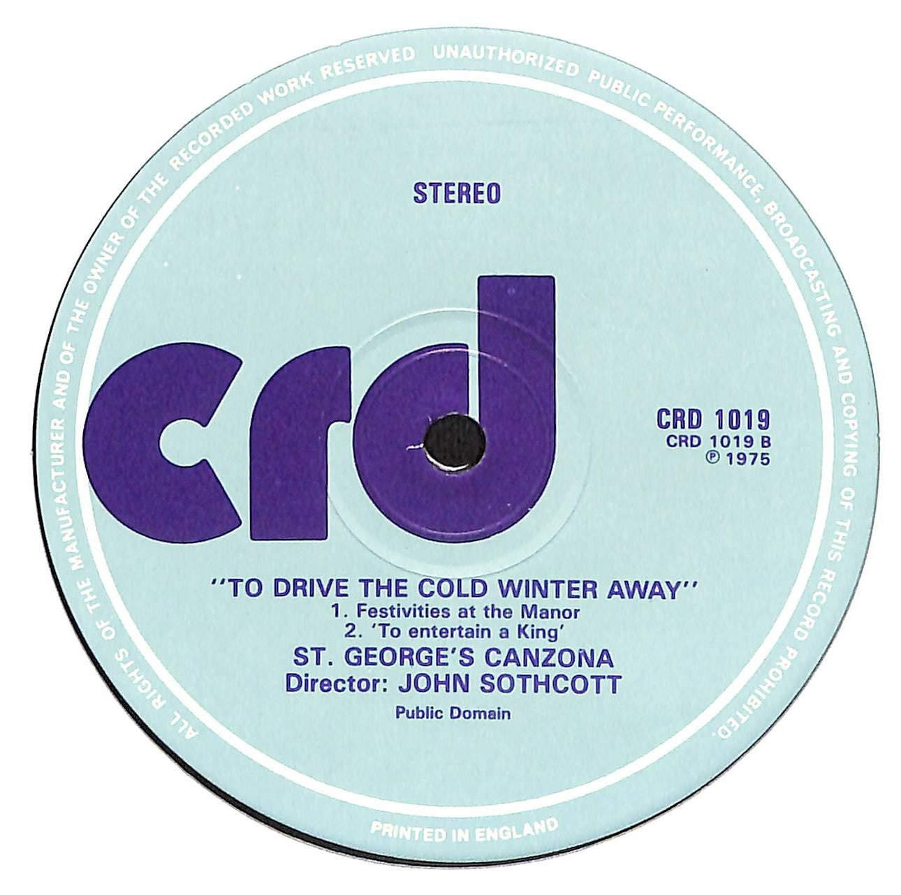 To Drive The Cold Winter Away - A Fireside Presentation Of Music For Merrymaking Down The Ages