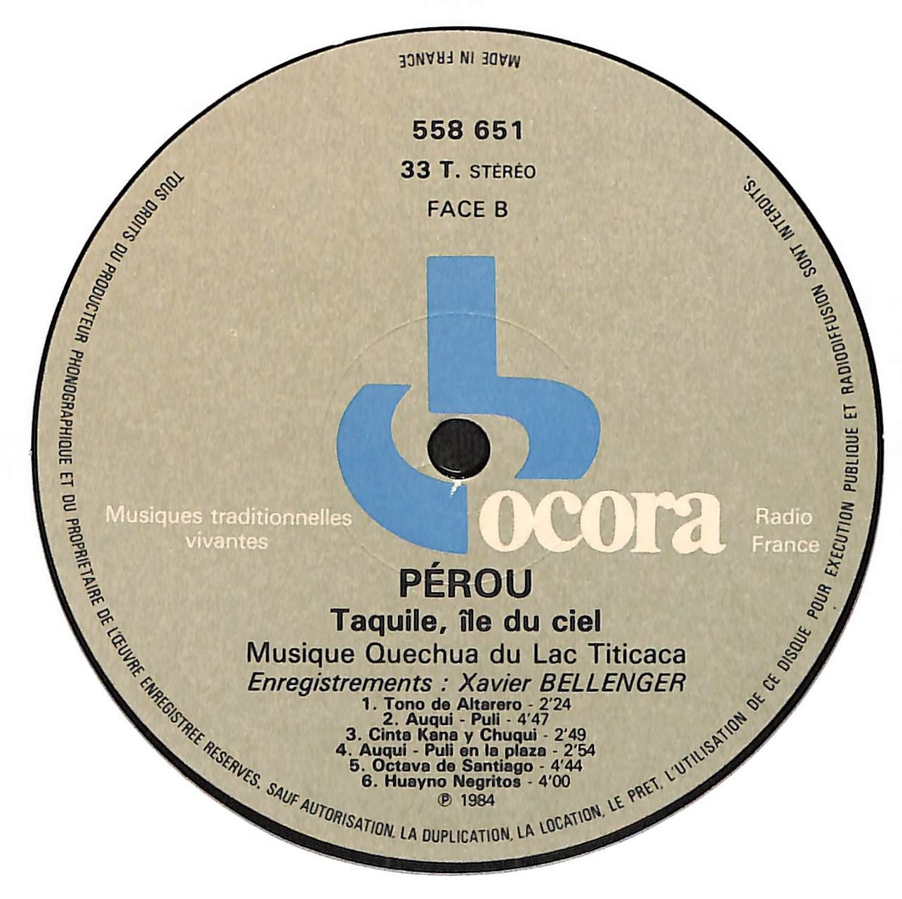 Pérou (Taquile, Île Du Ciel / Musique Quechua Du Lac Titicaca)