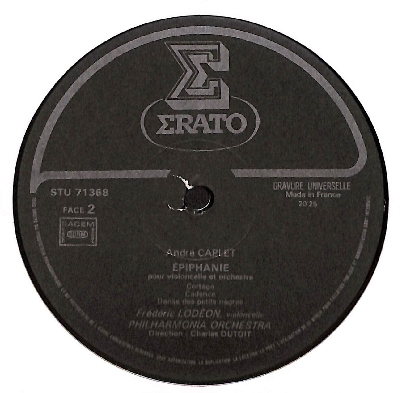 Concerto Pour Violoncelle / Epiphanie