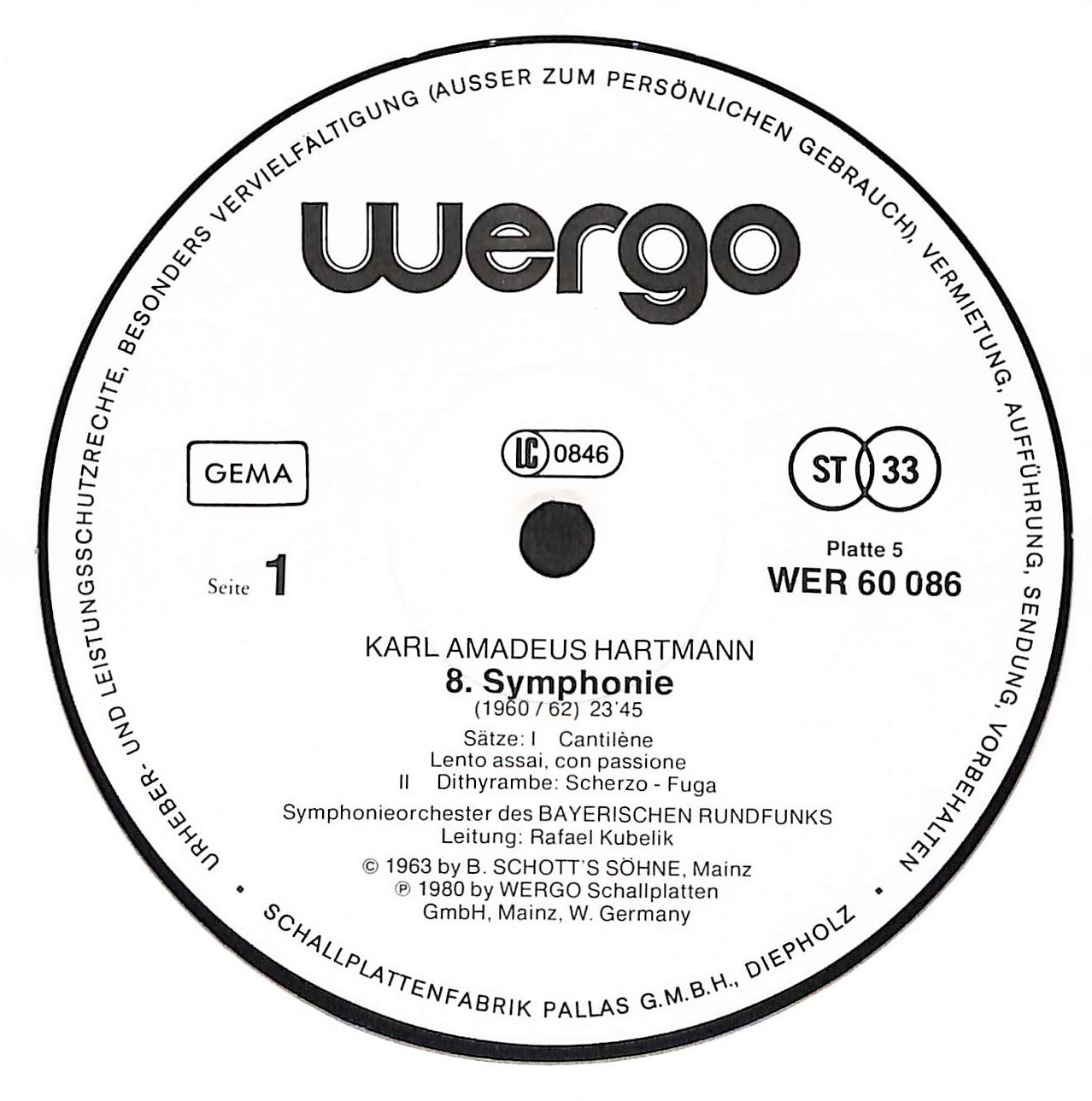 8 Symphonien ≋ Gesangs-Szene