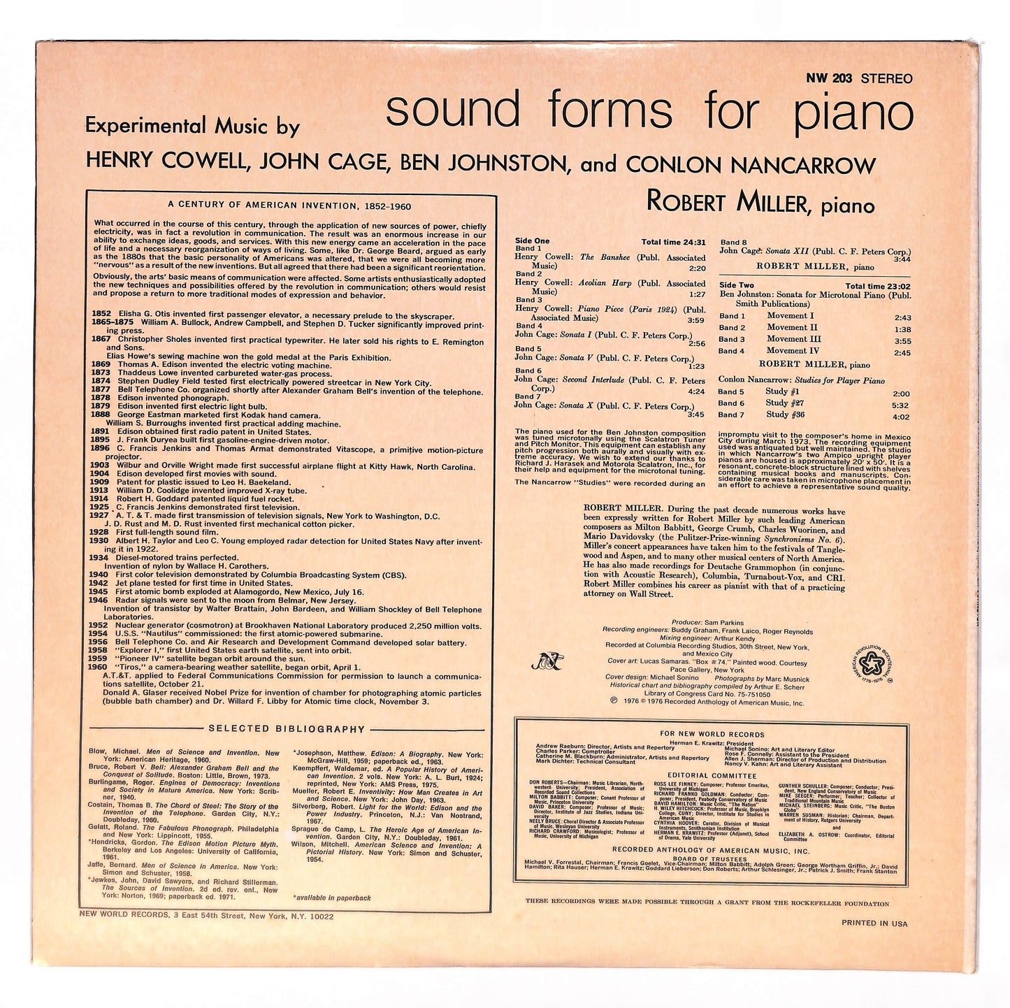 Sound Forms For Piano