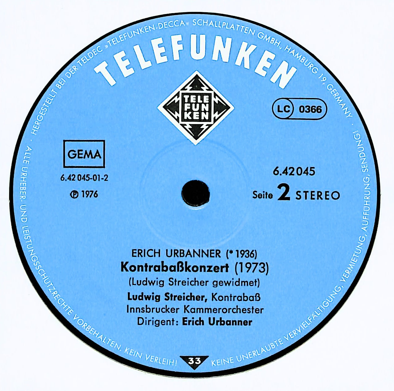 Kontrabaß-Konzerte = Double-bass Concertos = Concertos Pour Contrebasse