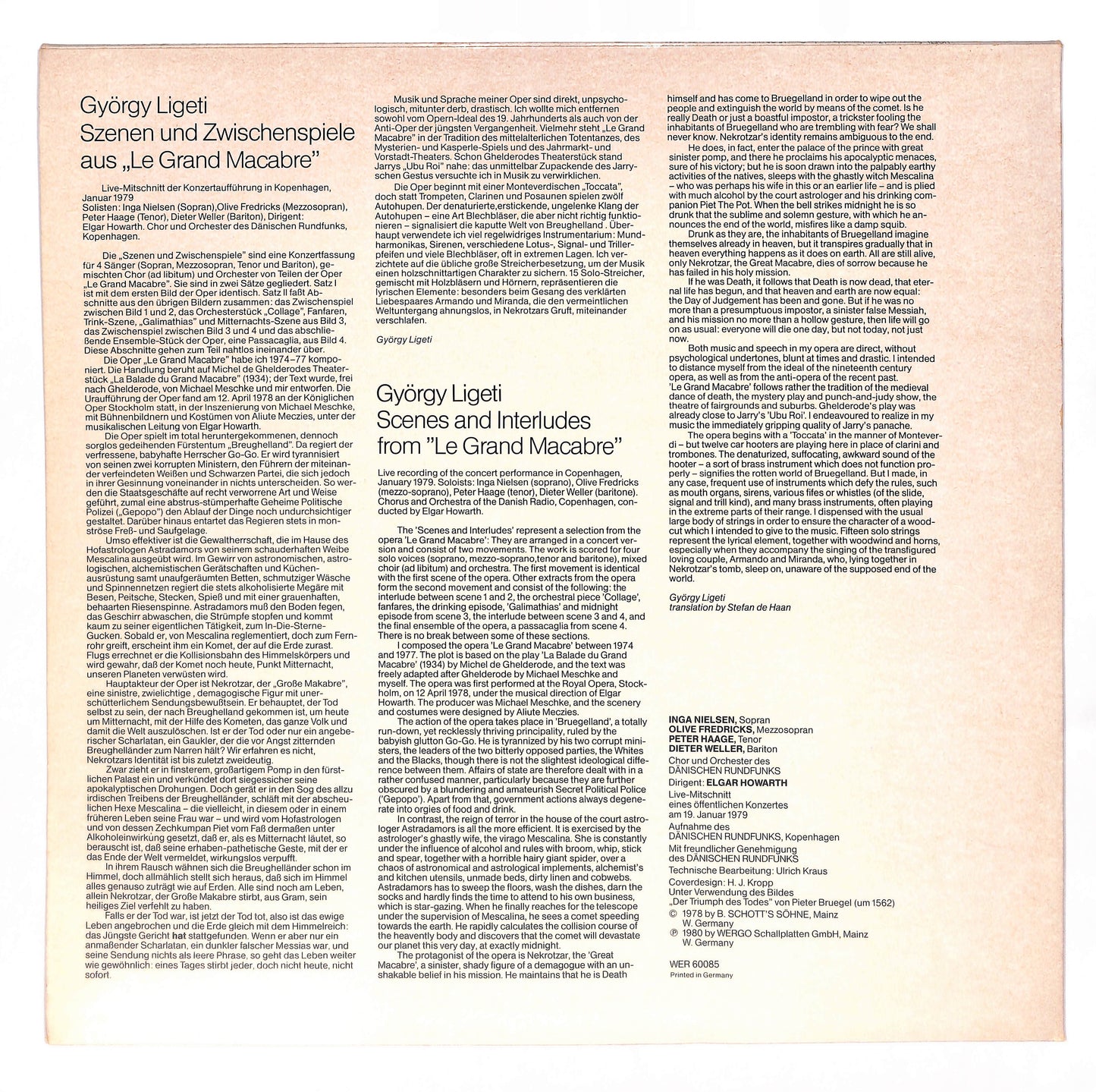 Szenen Und Zwischenspiele Aus Der Oper Le Grand Macabre