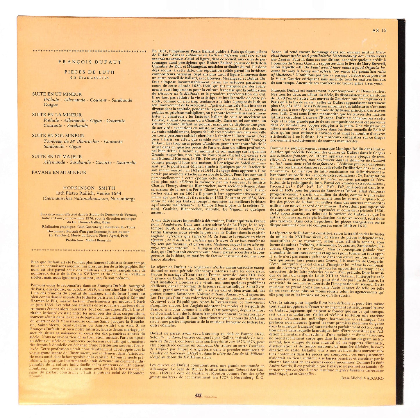 Pieces De Luth En Manuscrits