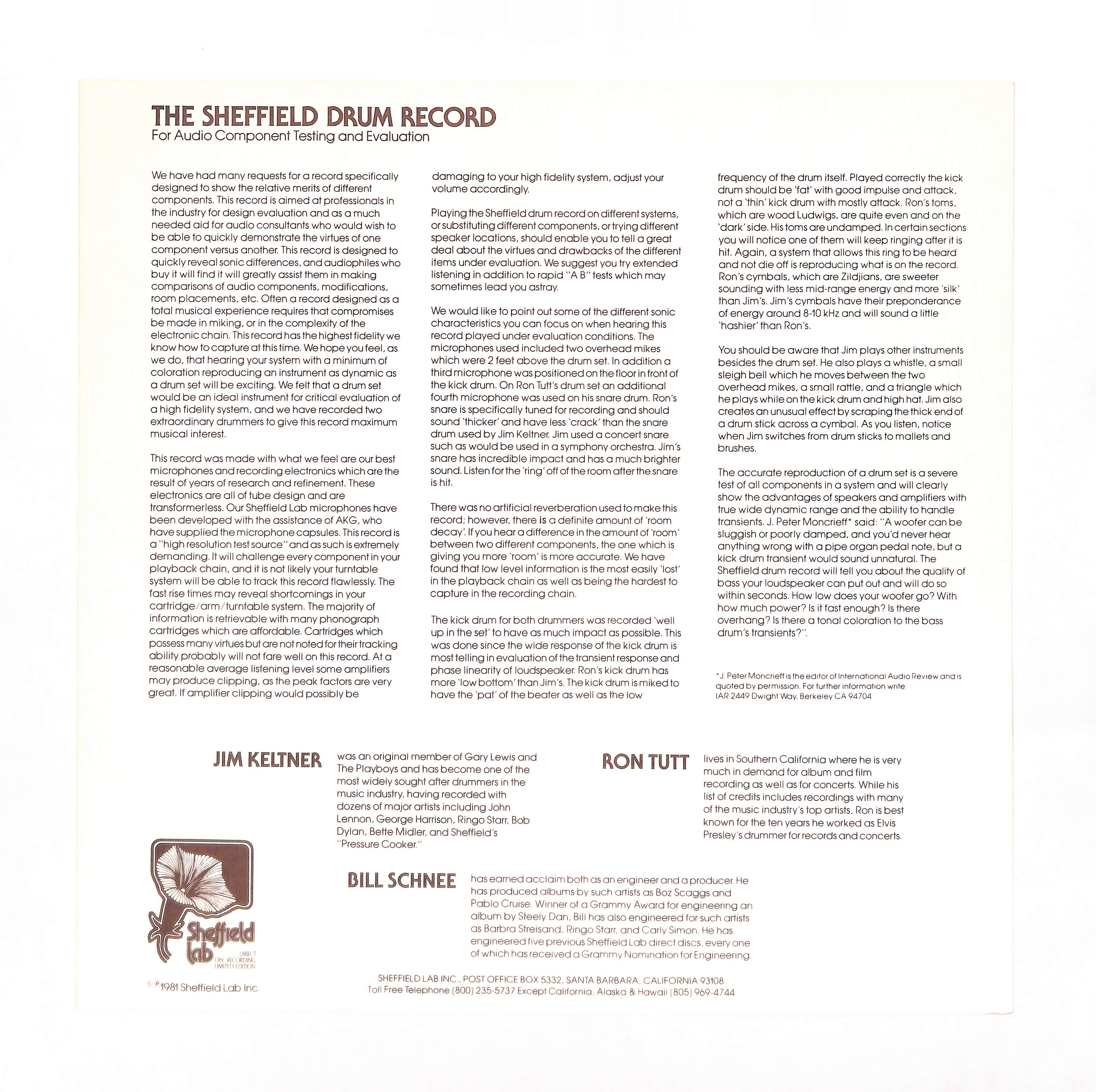 The Sheffield Drum Record – ELLA ONLINE