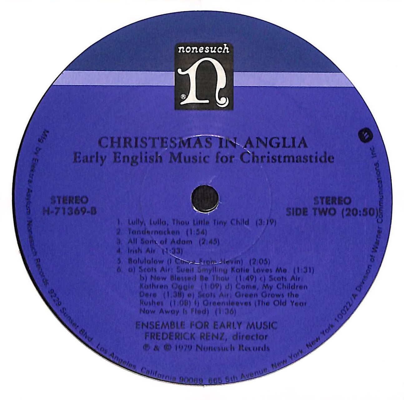 Christesmas In Anglia (Early English Music For Christmastide)