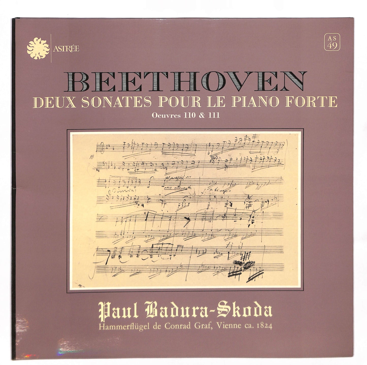 Deux Sonates Pour Le Piano-Forte - Oeuvres 110 & 111