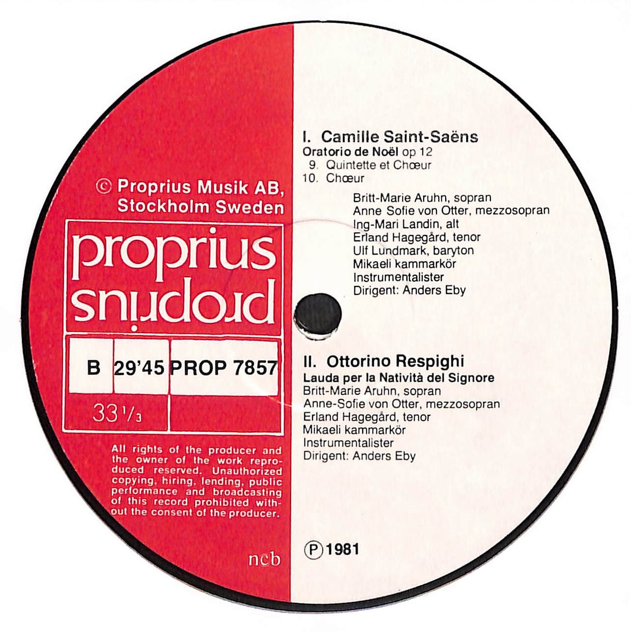 Oratorio De Noël / Lauda Per La Natività Del Signore