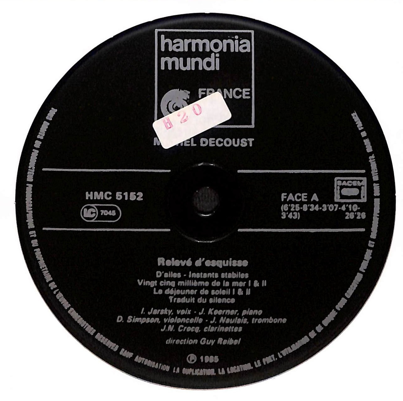 Relevé D'esquisse / Le Cygne / Sinfonietta