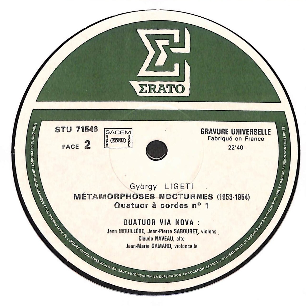 Ainsi La Nuit / Quatuor À Cordes Nº 1