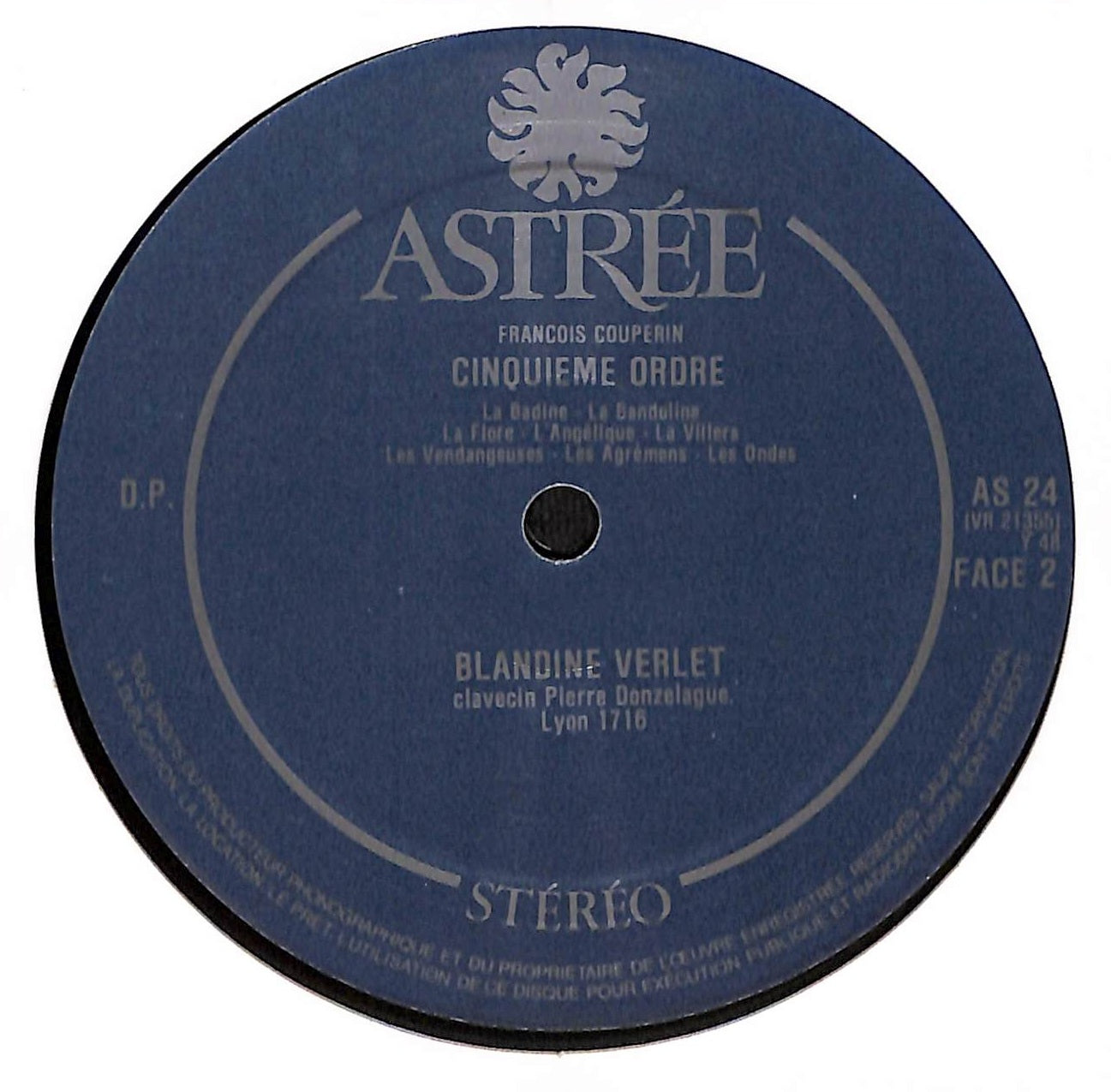 Premier Livre De Piéces De Clavecin - Cinquiême Ordre