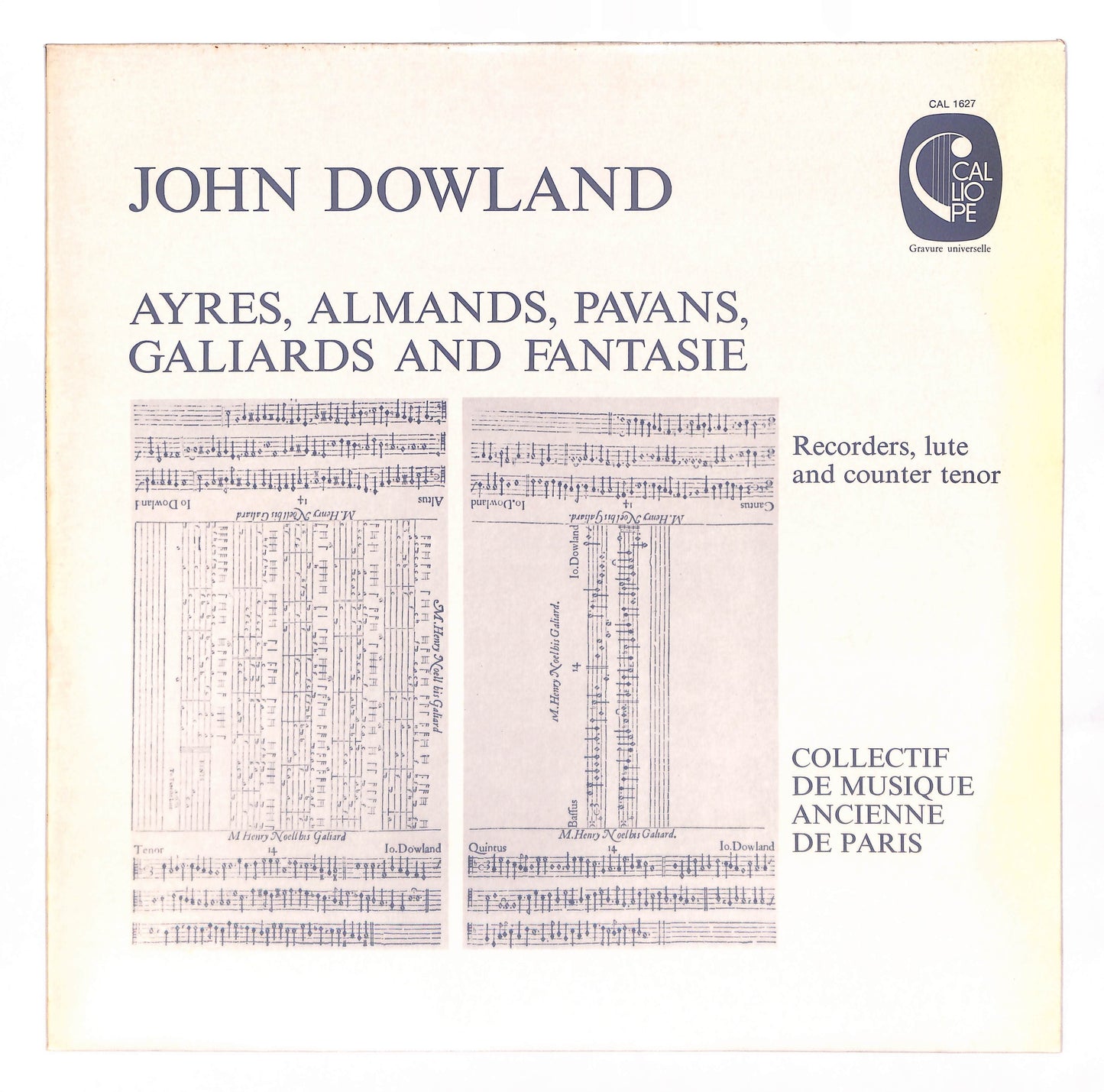 Pavanes, Gaillardes, Airs, Allemandes Et Fantaisie