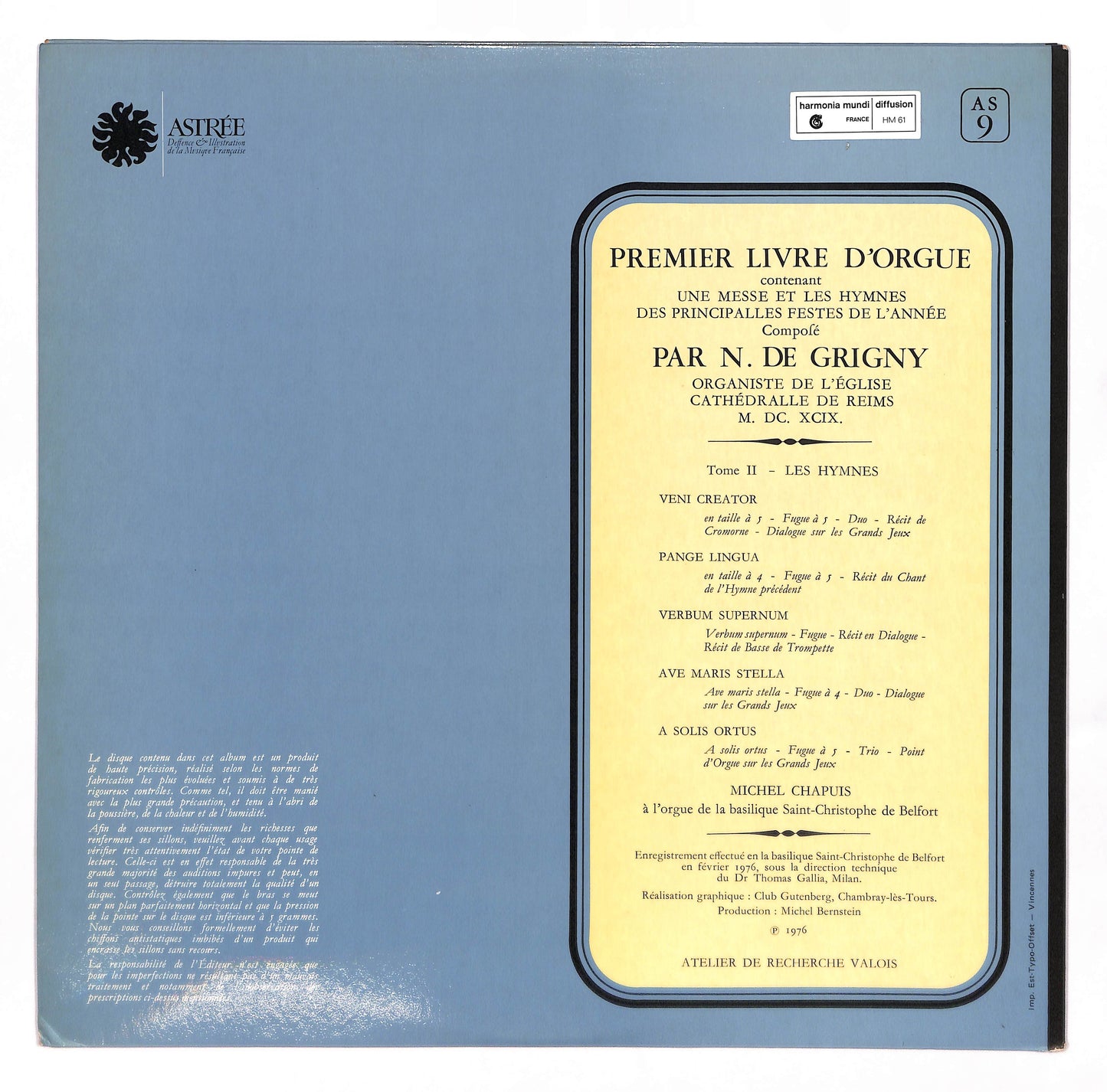 Le Livre D'orgue De Nicolas Grigny - Tome II : Les Hymnes