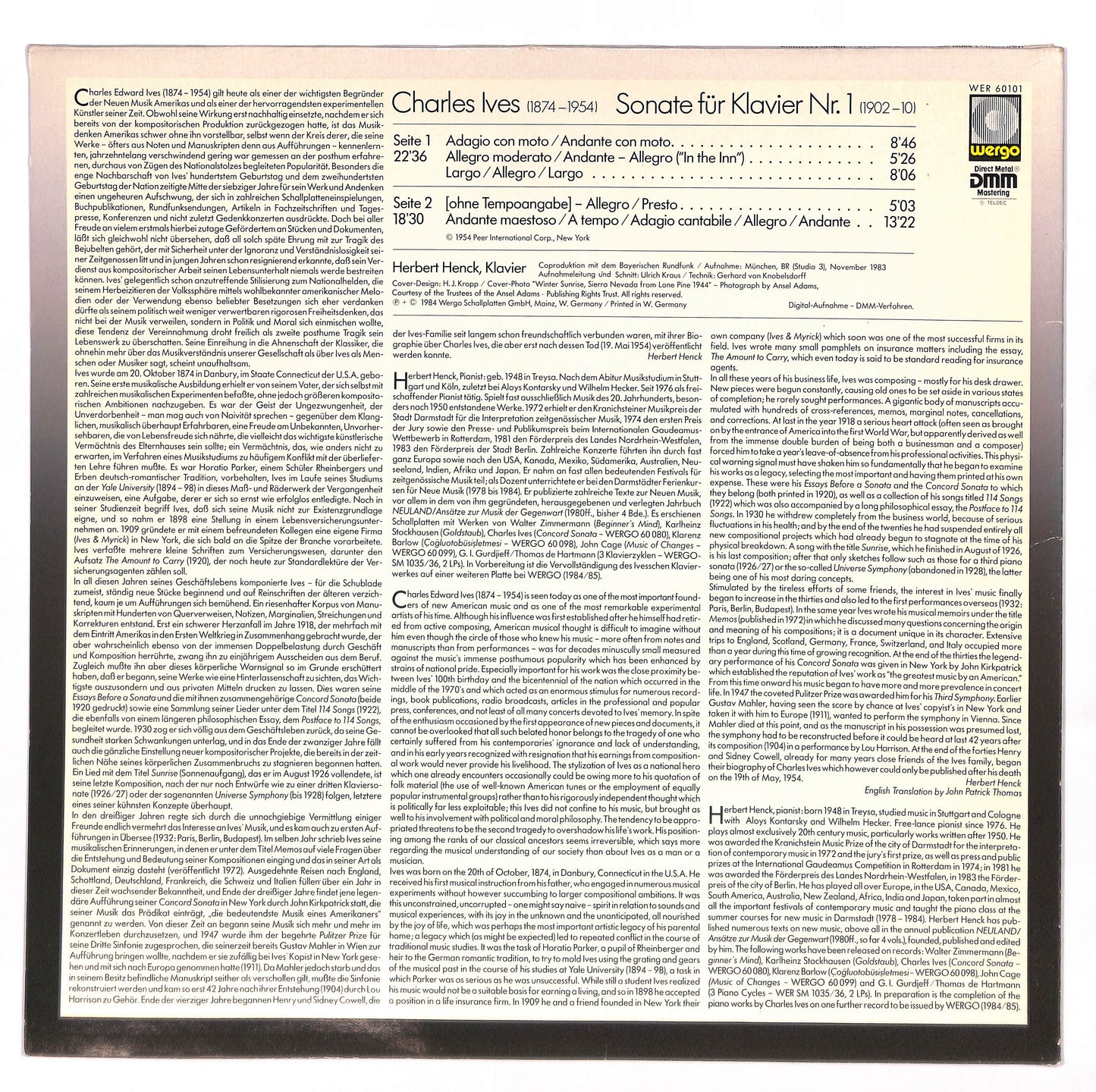 Sonate Für Klavier Nr. 1