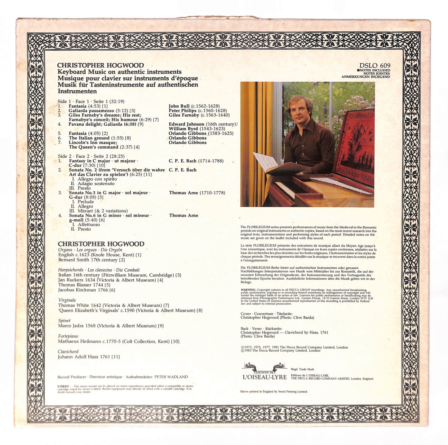 Keyboard Music On Authentic Instruments