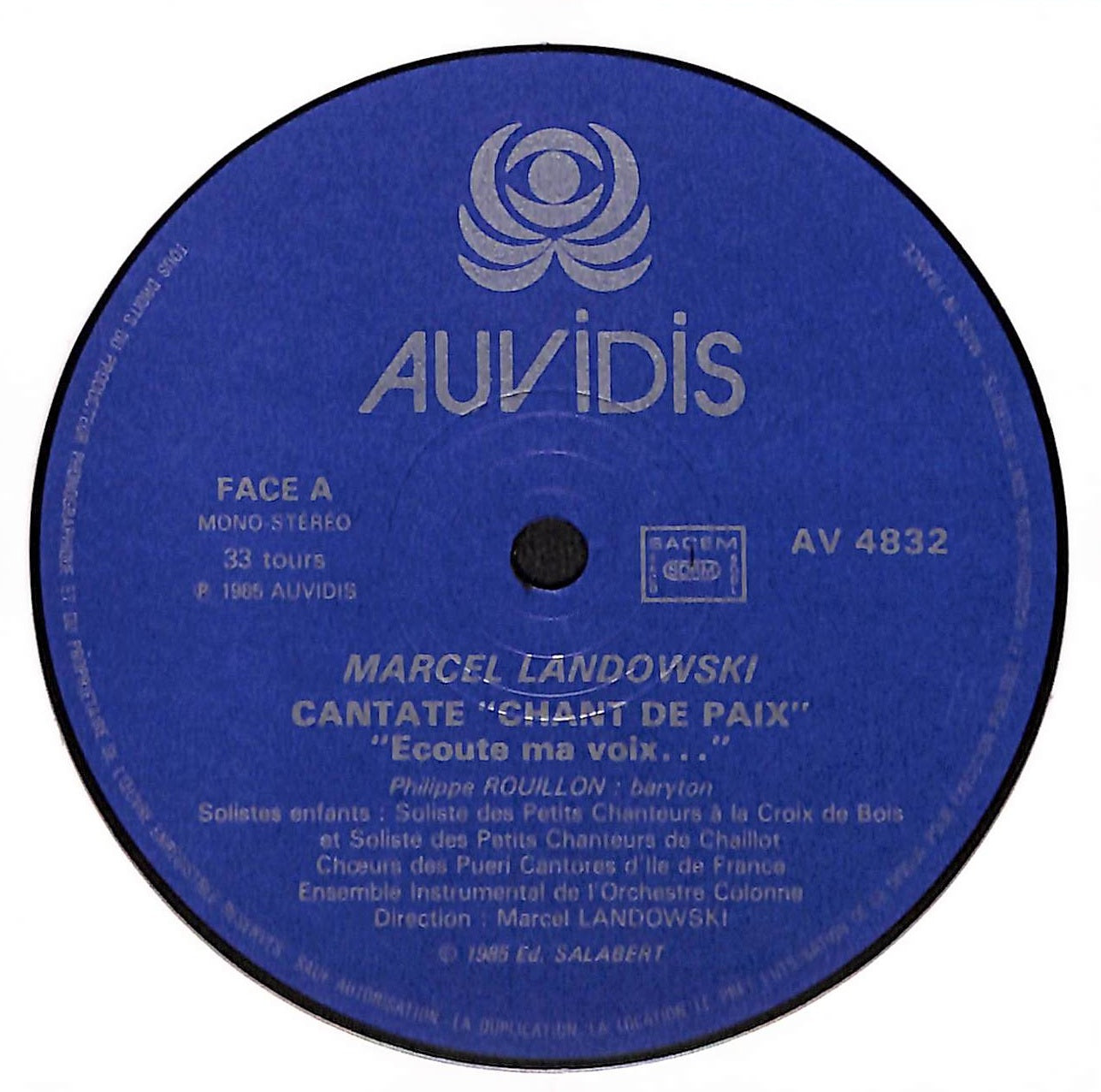 Chant de Paix - Cantate N°1