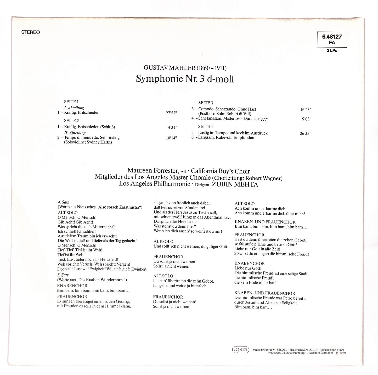 Symphonie Nr. 3 D-Moll