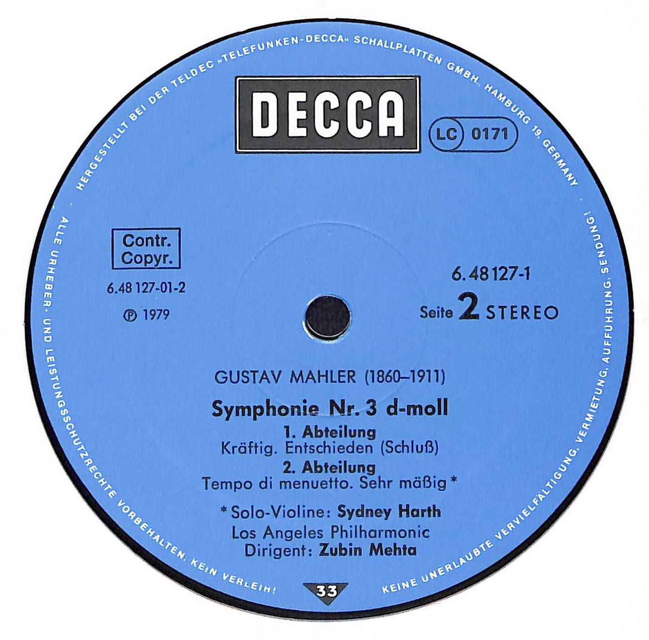 Symphonie Nr. 3 D-Moll