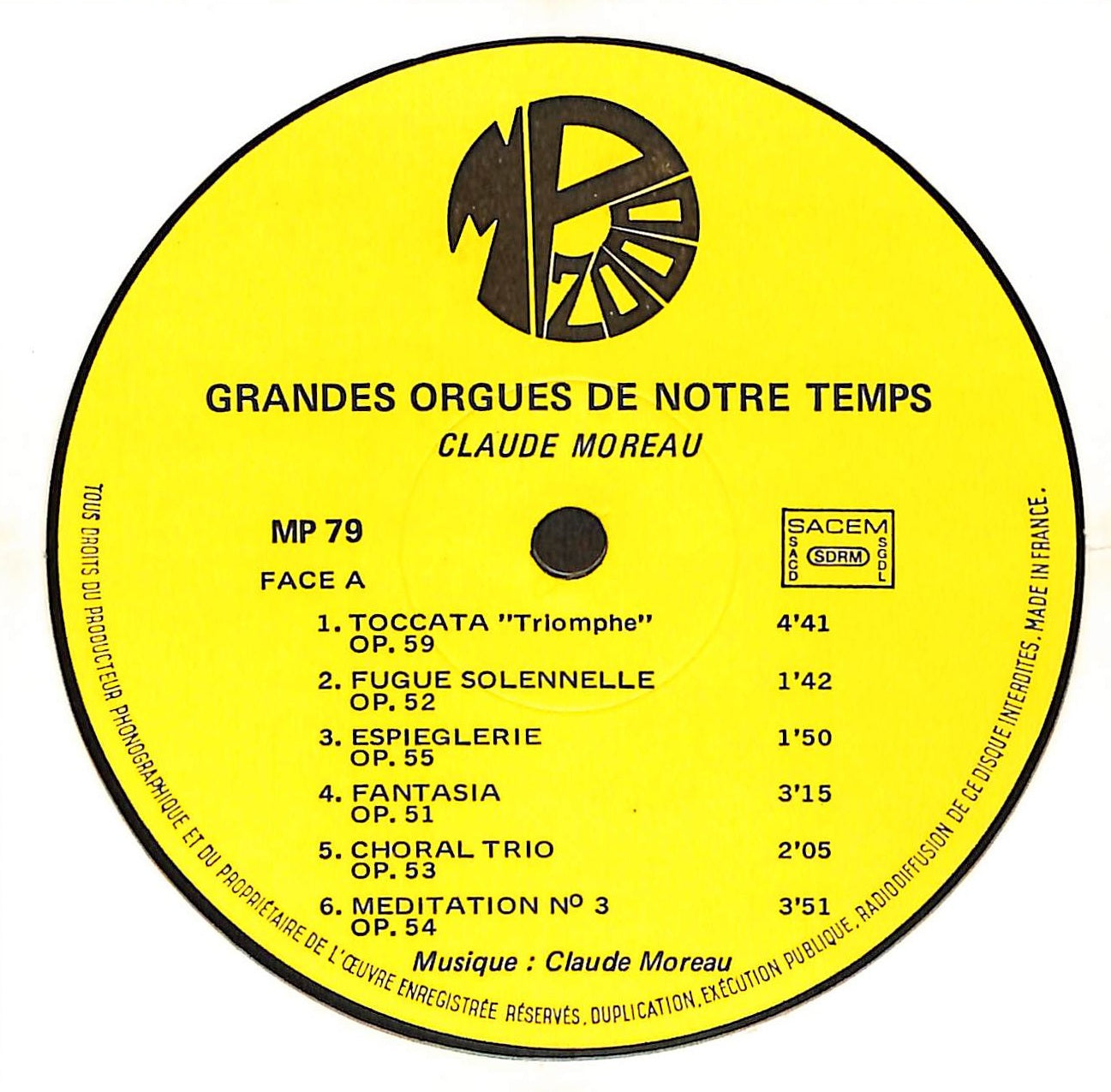 Grandes Orgues De Notre Temps