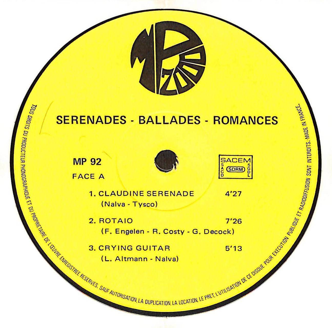Sérénades, Romances, Ballades