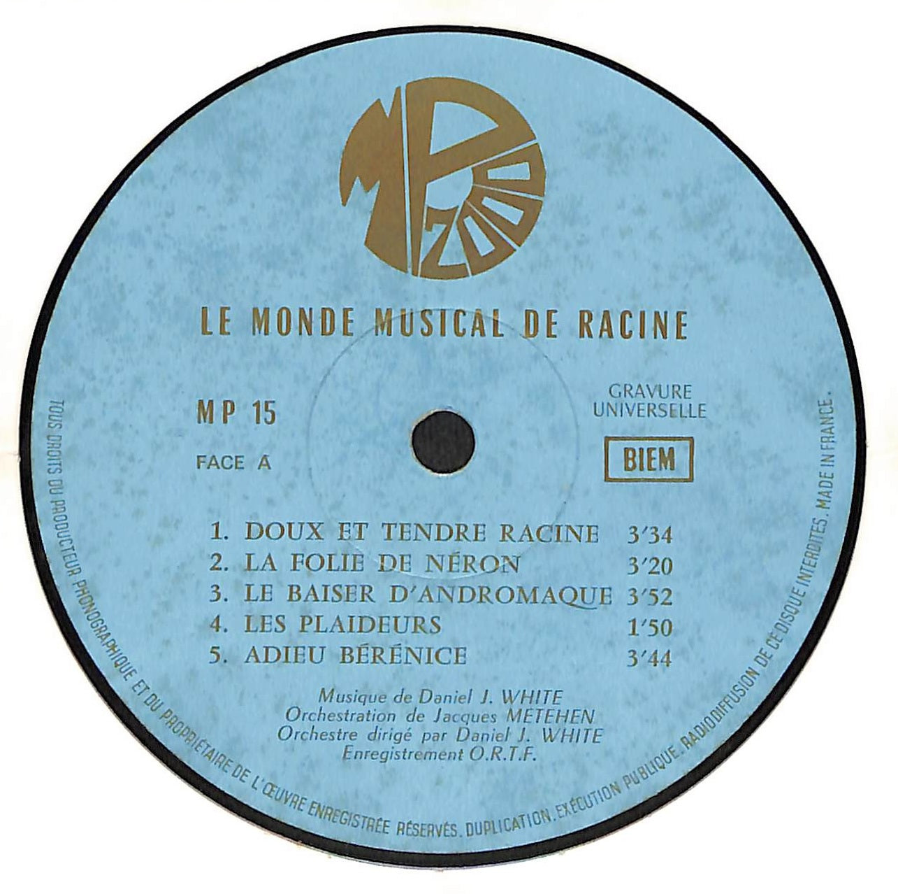 Le Monde Musical De Racine