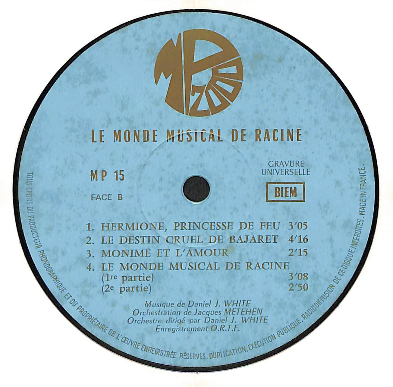 Le Monde Musical De Racine