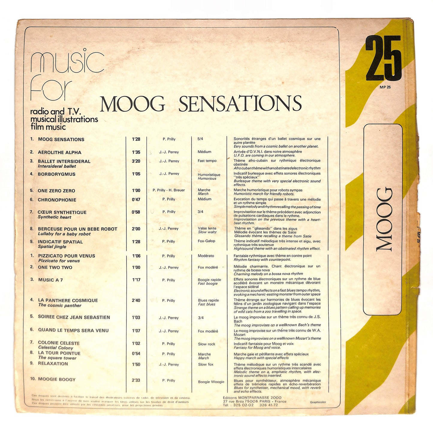Moog Sensations (Sonosyntheses Electroniques)