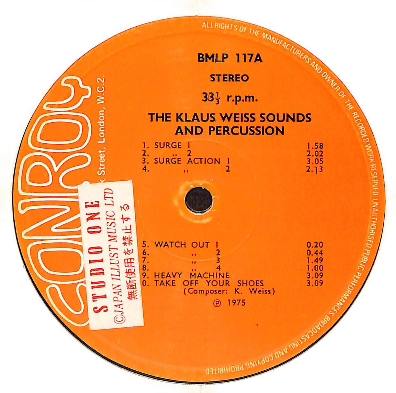 The Klaus Weiss Sounds & Percussion