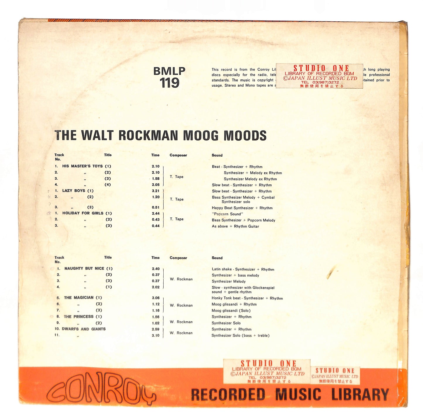 The Walt Rockman Moog Moods