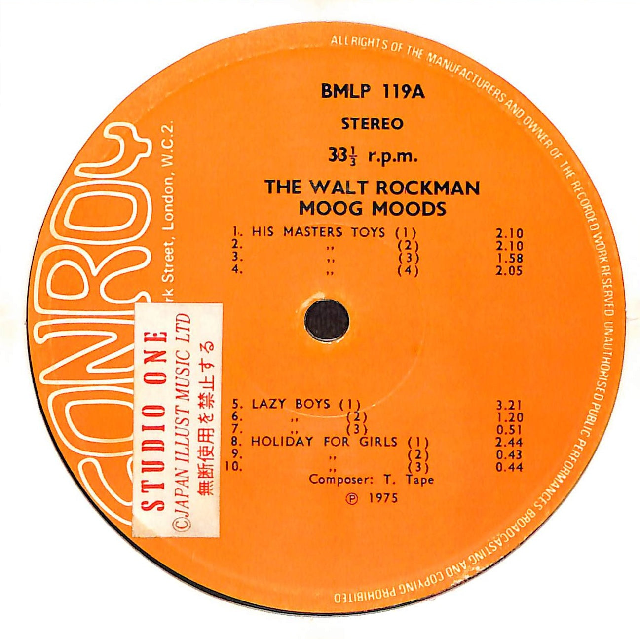 The Walt Rockman Moog Moods