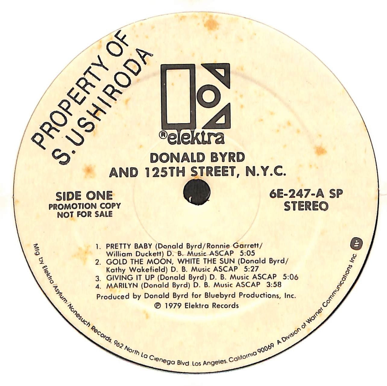 Donald Byrd And 125th Street, N.Y.C.