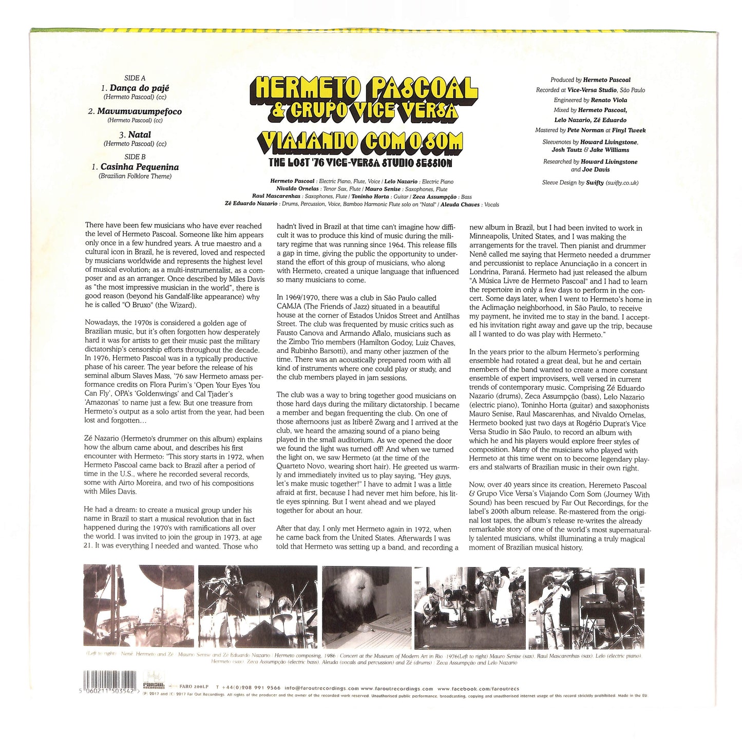 Viajando Com O Som (The Lost '76 Vice-Versa Studio Session)