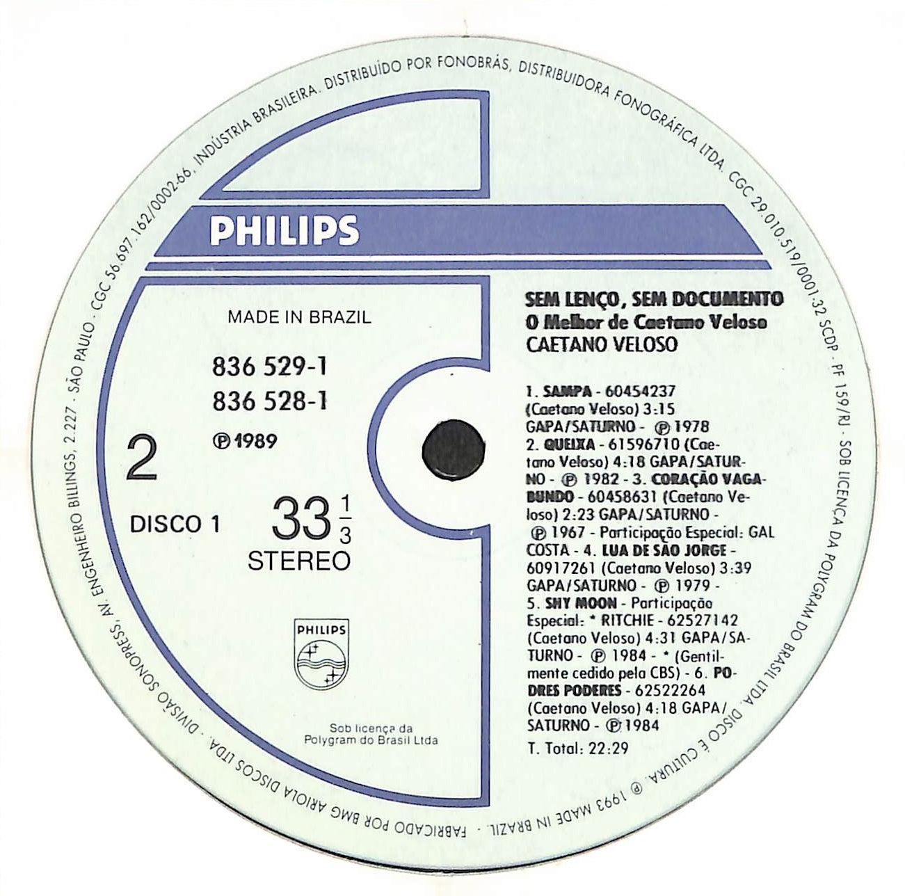 Sem Lenço, Sem Documento (O Melhor De Caetano Veloso)