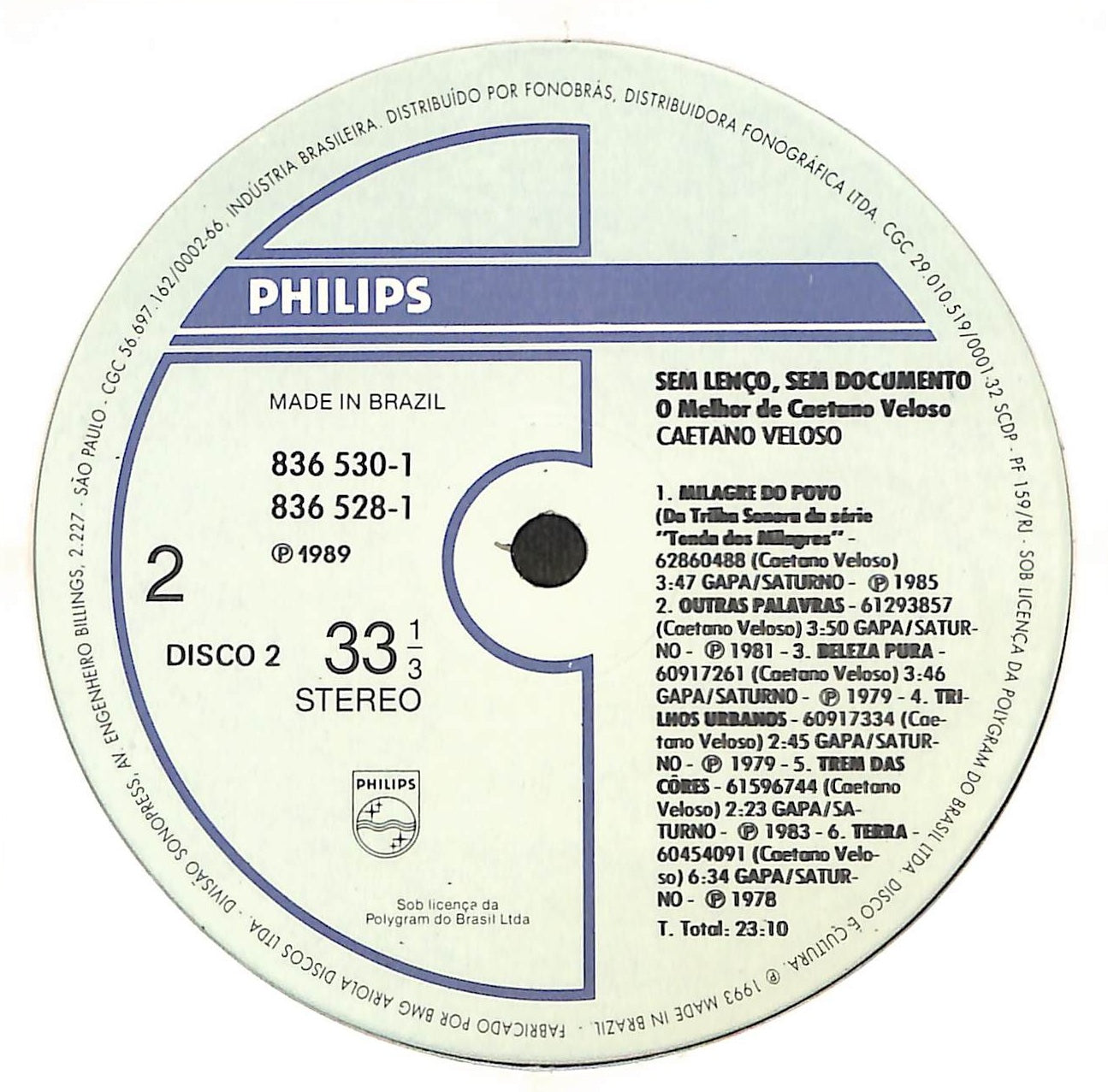 Sem Lenço, Sem Documento (O Melhor De Caetano Veloso)