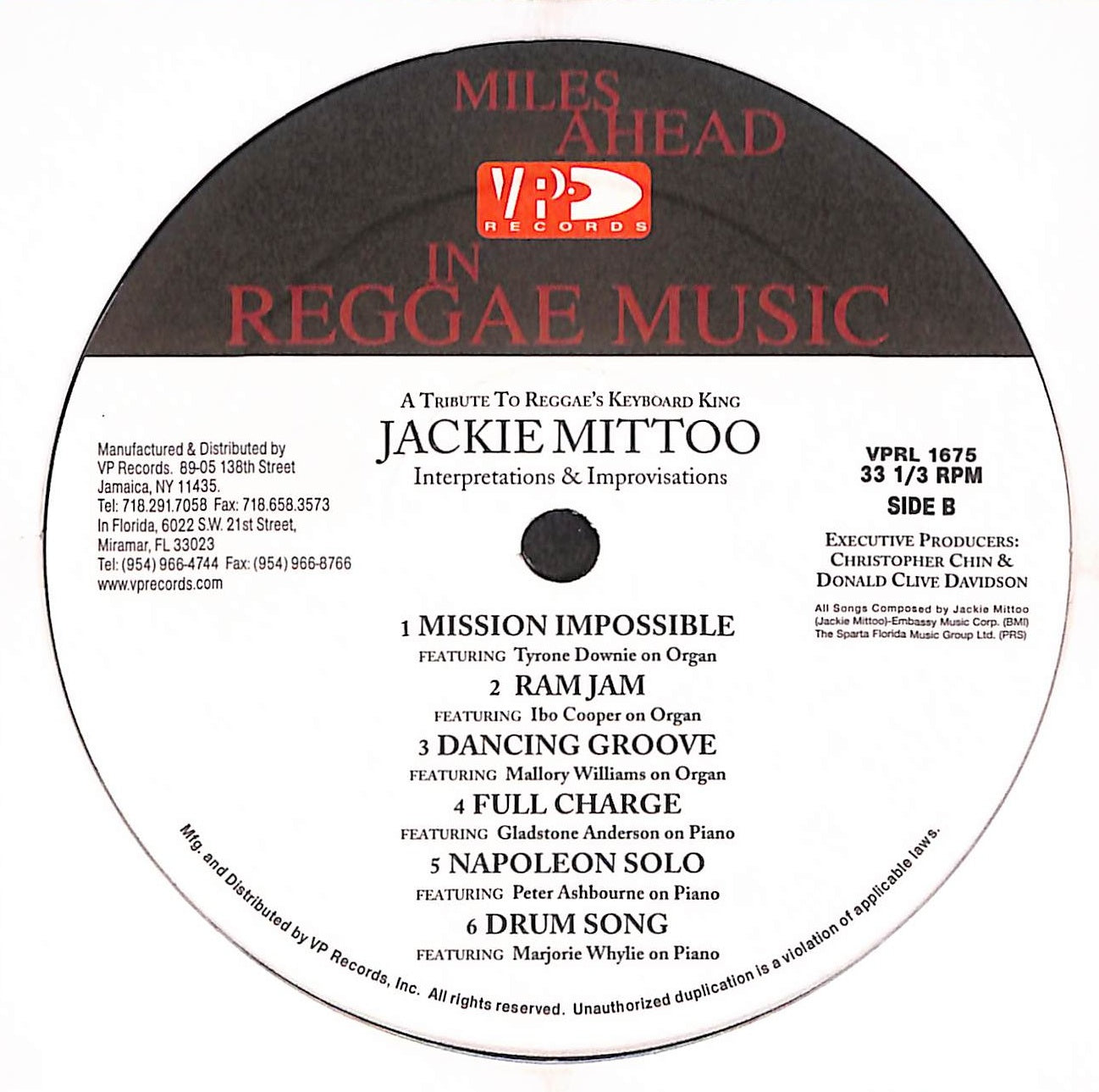 A Tribute To Reggae's Keyboard King - Jackie Mittoo - Interpretations & Improvisations