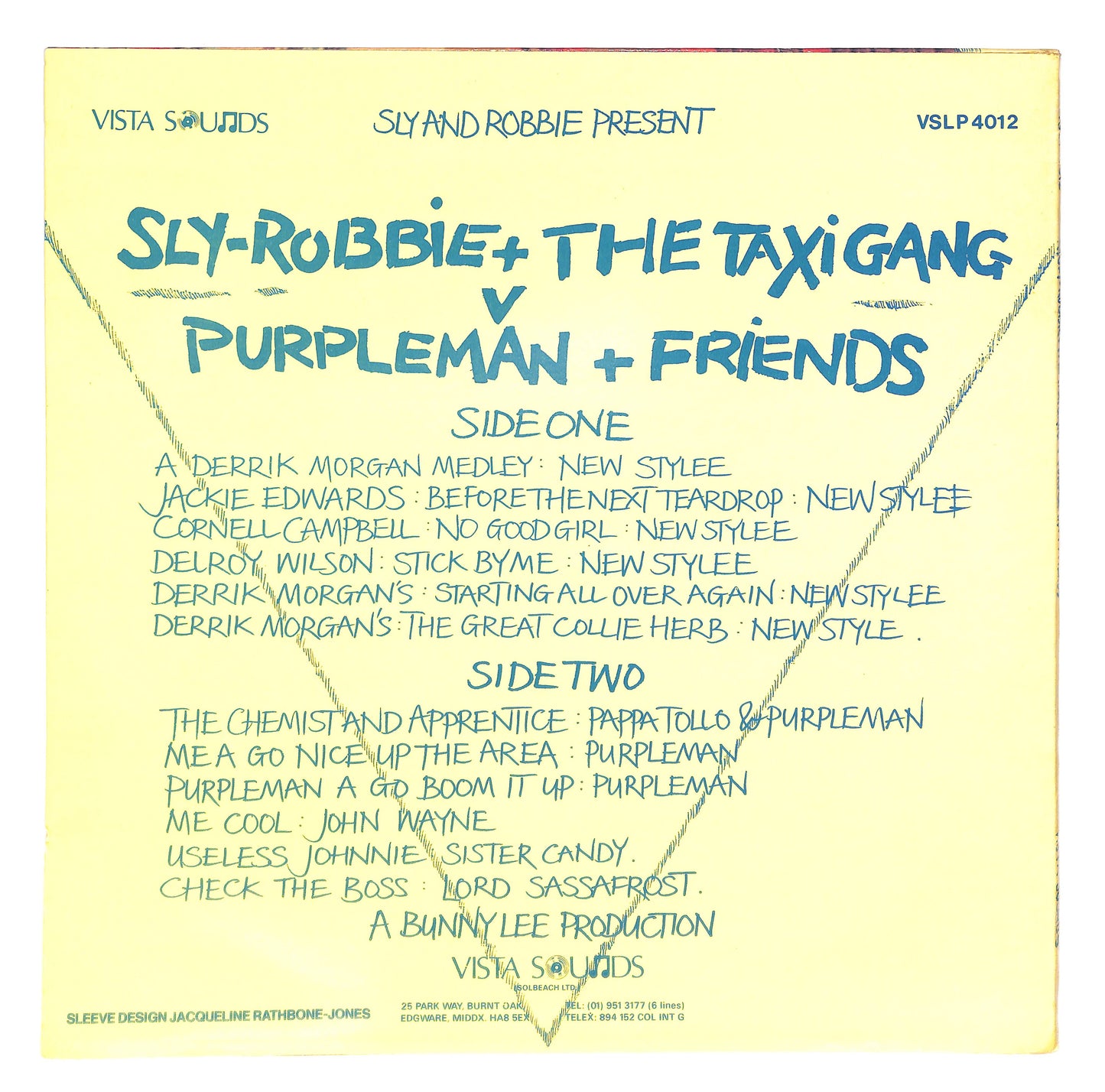 Sly-Robbie + The Taxi Gang V Purpleman + Friends